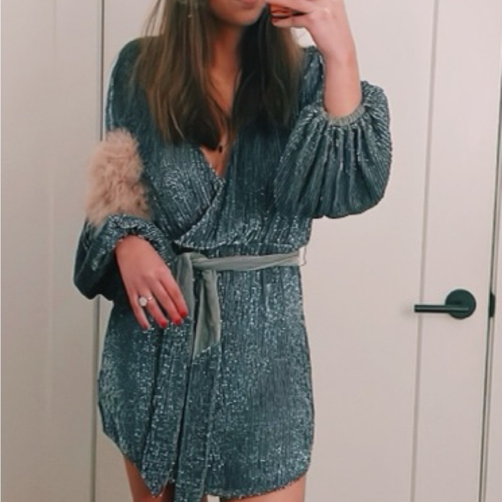Retrofete Gabrielle Robe Wrap Dress